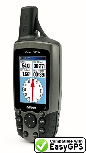 Download free GPS software for your Garmin GPSMAP 60CSx GPS!