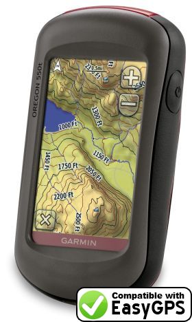 EasyGPS supports the Garmin Oregon 550t EasyGPS supports the Garmin Oregon 550t