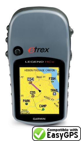 Free GPS software for your Garmin eTrex Legend HCx