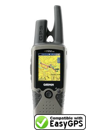 EasyGPS supports the Garmin Rino 530 EasyGPS supports the Garmin Rino 530