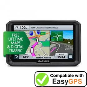 Download your Garmin dēzl 770LMT-D waypoints and tracklogs for free with EasyGPS